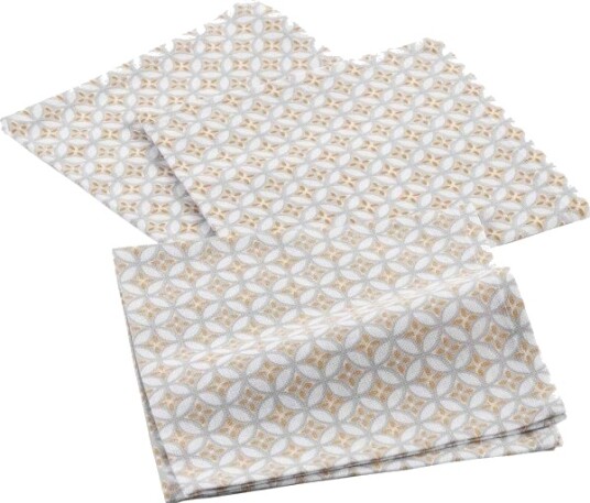 Douceur D`Interieur Astre Tøyservietter Bomull 40 X 40 Cm 3 Stk. Douceur D`Interieur Astre Tøyservietter Bomull 40 X 40 Cm 3 Stk.