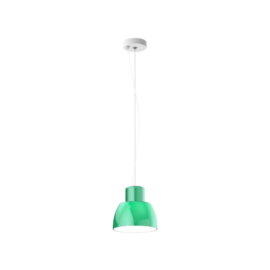 Nemo Lorosae hengelampe grønn Ø 20 cm glass E27 19 Grønn Nemo Lorosae hengelampe grønn Ø 20 cm glass E27 19 Grønn