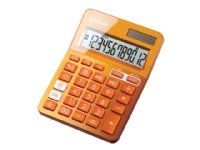 Canon LS-123K - Skrivebordskalkulator - 12 sifre - solpanel, batteri - oransjemetallfarge