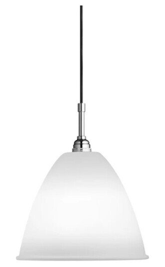GUBI Bestlite BL9 Pendel Ø21 Krom/Porselen