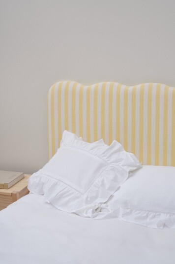 Jotex Sengegavl 160 Cm Gul/hvit stripe IDRA 2245525020