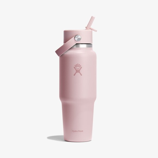 Hydroflask 946 ml Wide Flex Straw Travel Bottle Trillium Universal Hydroflask 946 ml Wide Flex Straw Travel Bottle Trillium Universal