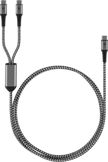 Goobay 75739 1,5 M Usb C 2 X Usb C 0,48 Gbit/Sek Svart Grå