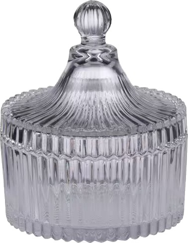 Alpina Glasskrukke med lokk 10,5x12cm Alpina Glasskrukke med lokk 10,5x12cm