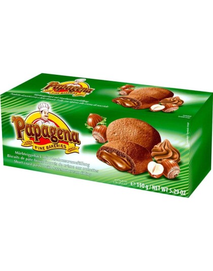 Papagena Kjeks med Hasselnøttfyll   150 g Italia
