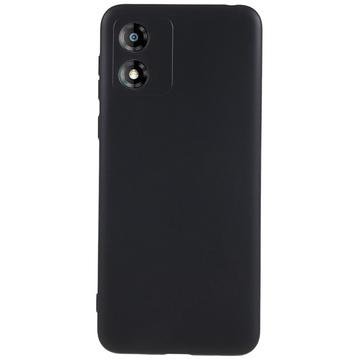 Motorola Moto E13 Mot Fingeravtrykk Matte TPU-deksel Svart