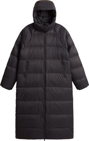 The North Face Women"s Hydrenalite City Long Down Hooded Parka Anthracite Grey XL