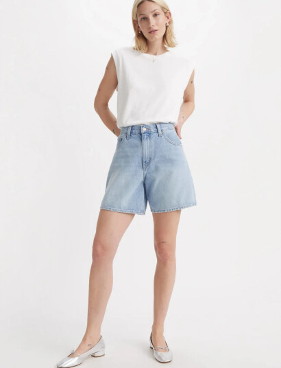 Levi"s® High Baggy Short Far And Wide - Blue - 26