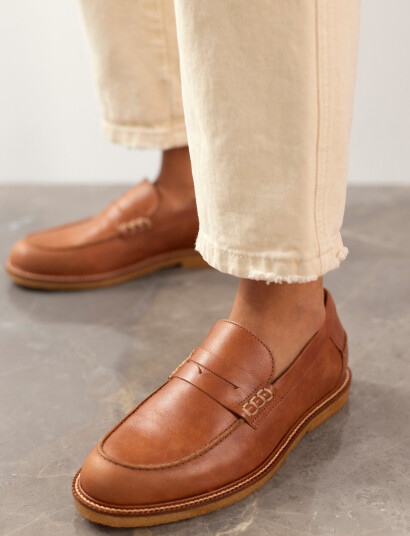 ANGULUS Loafer Brown 39.5