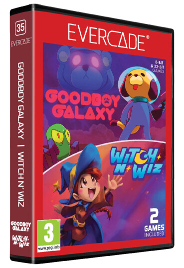 Blaze Evercade Goodboy Galaxy/Witch n'Wiz
