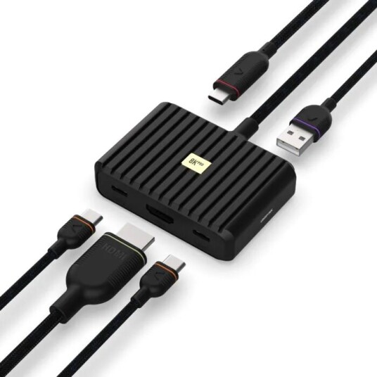 Unisynk USB-C-Hub 5 porter 8K Unisynk USB-C-Hub 5 porter 8K
