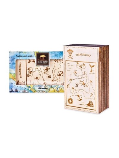 Eureka Brain Puzzle Wooden Escape Box Caribbean Blokk
