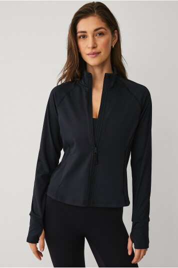 Ellos Studio Tracksuit jakke Full Zip Core Svart