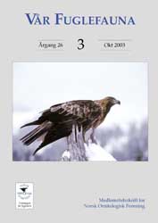 Norsk Ornitologisk Forening Vår Fuglefauna   2003 3 årgang 26