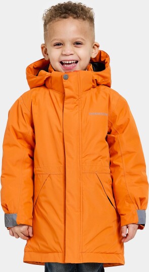 Didriksons Tundran Vinterjakke Orange Jam 80