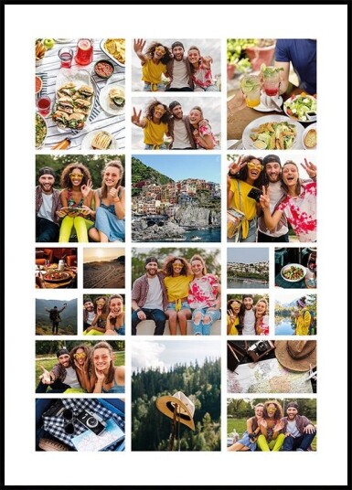 21 Photo Collage Personal Plakat Plakat / 100x150cm 21 Photo Collage Personal Plakat Plakat / 100x150cm