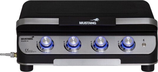 Mustang Plate 4 gassgrill 4 brennere 10 kW grillflate 62 x 35 cm