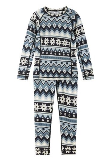 Reima Taitoa ull/bambus sett til barn - black Reima Taitoa ull/bambus sett til barn - black