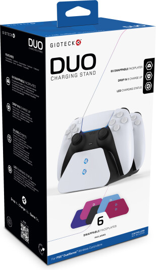 Gioteck Duo PlayStation 5 ladestasjon for kontroller