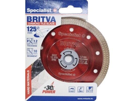 Specialist+ Diamantskive Britva 125x1.2x22mm Specialist+ Diamantskive Britva 125x1.2x22mm