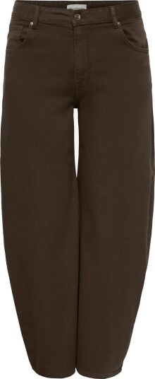 ONLY Carmakoma Cartaylor Hw Barrel Brown Dnm Azg320 Bf   DARK BROWN DENIM   52 x 32