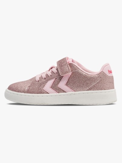 Hummel Derby Court XM jr glittersko roseate spoonbill 28