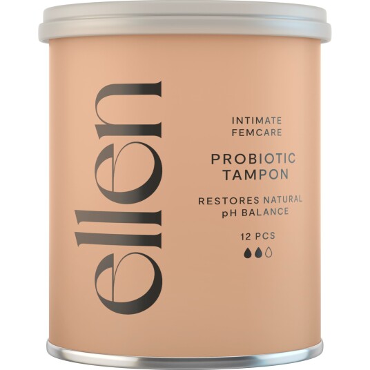 Ellen Probiotic Tampon Medium 12 pcs Ellen Probiotic Tampon Medium 12 pcs