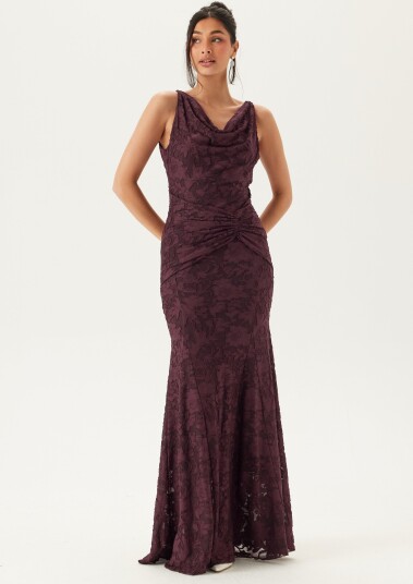 Bubbleroom Occasion Deep Waterfall Mermaid Gown