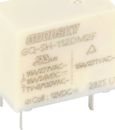 Goodsky Gq Sh 112Dm2f Printrelé 12 V/Dc 16 A 1X Slutekontakt 1 Stk