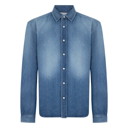 Saint Laurent Herre Skjorter Blå M, Saint Laurent Herre Skjorter Blå M,