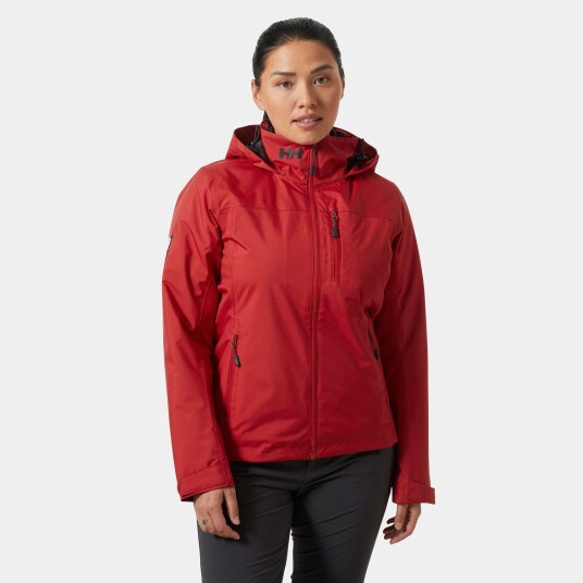 Helly Hansen Crew Mellomlags Seilerjakke Med Hette 2.0 Dame Rød S