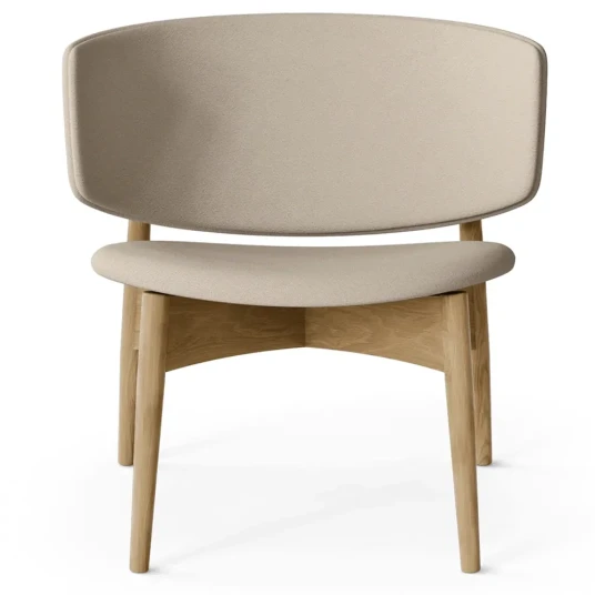Ferm Living Herman Loungestol Grain   Oak/Cashmere
