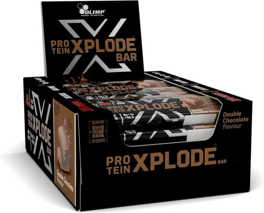 Olimp Protein Xplode Bar, 25x40g - Double Chocolate