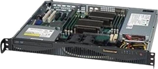 Supermicro SC512 F 350B1 Kabinett Server Rack Svart CSE 512F 350B1 Supermicro SC512 F 350B1 Kabinett Server Rack Svart CSE 512F 350B1
