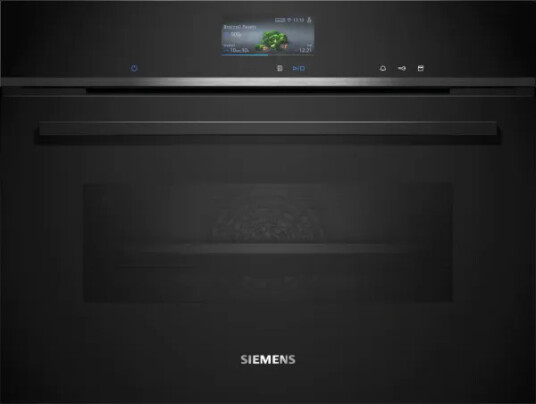 Siemens iQ700 Dampfunksjon Integrert Stekeovn 56 cm Svart Siemens iQ700 Dampfunksjon Integrert Stekeovn 56 cm Svart