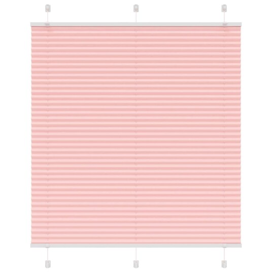 plisségardin Rosa 120x100 cm Stoff Bredde 119,4 Polyester