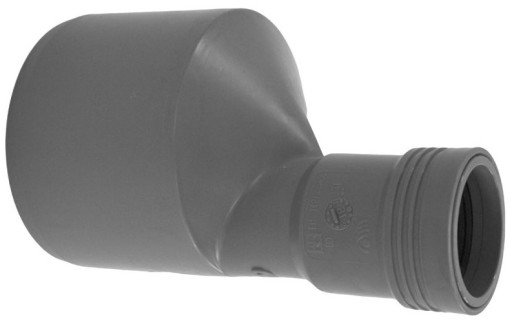 Wavin 110x50 mm Grå Reduksjon for Drensrør - Plast