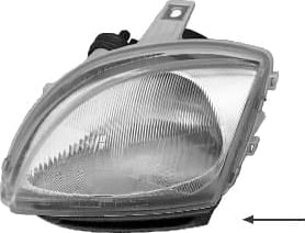 VAN WEZEL 1601986 Frontlykter