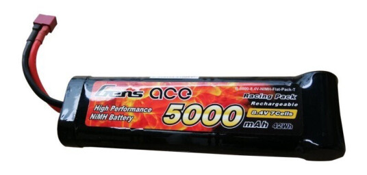 8.4V 5000mAh - Gens Ace - NiMh - Deans
