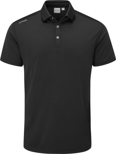 Ping Lindum Svart Golf pologenser herre Svart (060) Medium
