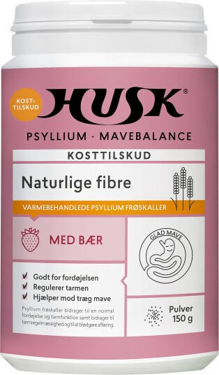 HUSK Psyllium Magebalanse HUSK Psyllium Mavebalanse med bær - 150 g
