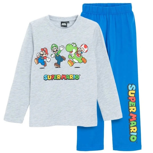 Super Mario Pysjamas Happy Friends - 110 / 5 år - Barn - Gutt/Jente - 60% bomull/40% polyester Super Mario Pysjamas Happy Friends - 110 / 5 år - Barn - Gutt/Jente - 60% bomull/40% polyester