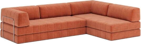 CozyPad L formet sovesofa med armlener B 6002552