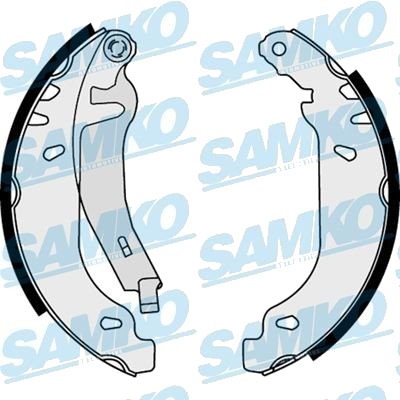 SAMKO 87820 Bremsesko sett SAMKO 87820 Bremsesko sett