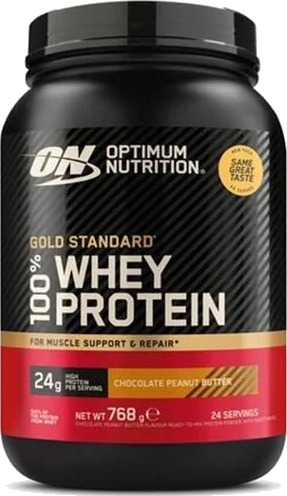 Optimum Nutrition 100% Whey Gold Standard Vassleprotein Smak Chocolate peanut butter Optimum Nutrition 100% Whey Gold Standard Vassleprotein Smak Chocolate peanut butter