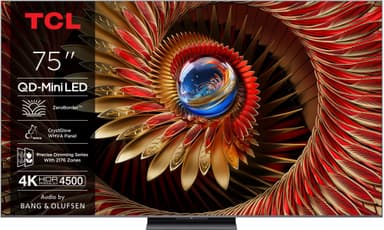 TCL C8K 75" 4K Mini-LED Smart TV med Google TV og Dolby Atmos TCL C8K 75" 4K Mini-LED Smart TV med Google TV og Dolby Atmos