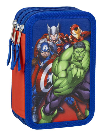 Marvel Avengers Trippelpennal Blå Marvel Avengers Trippelpennal Blå