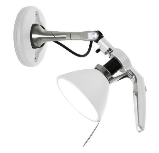 Luceplan Fortebraccio Vegglampe W1 Liten Hvit