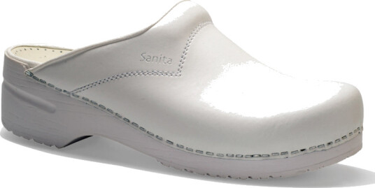 Sanita San Flex Clog tresko O1, uten hælkappe, hvit, str. 46 White EU 46