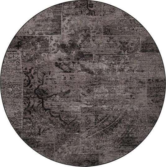 Rustiikki Matte Rund 133 cm Svart - Vm Carpet